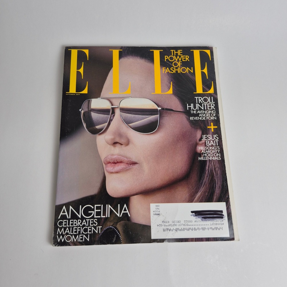 Elle Magazine September 2019 Angelina Jolie Power of Fashion Maleficent Women